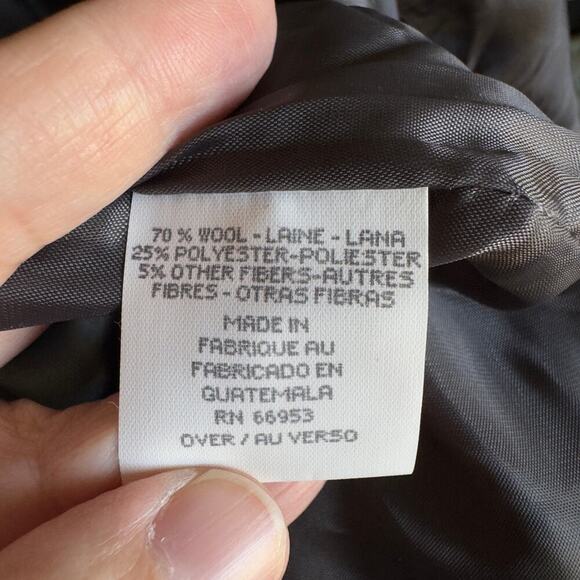 Vintage Leslie Fay Gray Wool Blend Blazer - Size 18WP - Picture 7 of 7